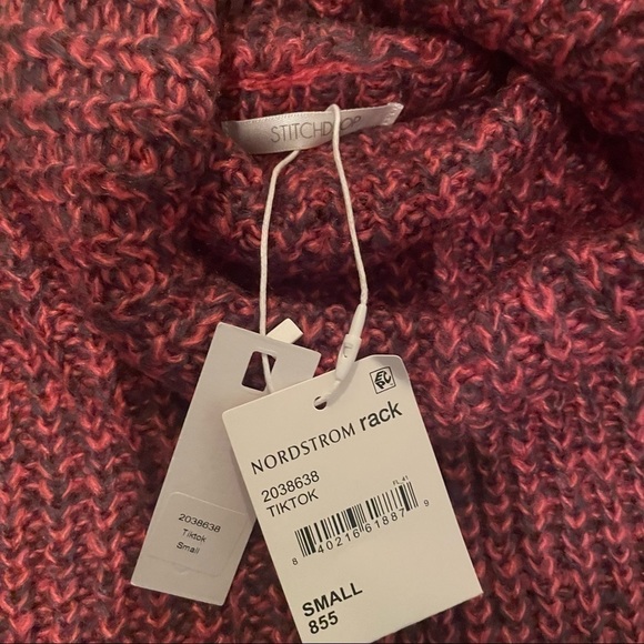 STITCHDROP Women's Statement 2 Tone Roll Neck Sweater Dress in TikTok - Picture 14 of 15